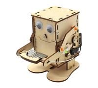 JunZheHub Kits de Modelos para Proyectos Científicos de Madera, Rompecabezas 3D, Juguete de Construcción, Robot de Juguete, Alcancía.