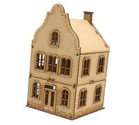 JunZheHub Maqueta de Edificio Europeo a Escala 1/72, Casa en Miniatura, Maqueta Arquitectónica para (sin Ensamblar), Style C