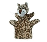 JunZheHub Marionetas de Guante de Mano de Animales de Juguete de Peluche de para Niños de Aprendizaje de Historias, Leopardo