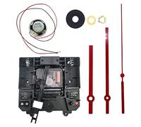 JunZheHub Mecanismo de Reloj Accesorio Repuesto para Movimiento Larga Varilla Kit DIY con Campana Manecillas Adecuado para Decoración Reparación Amantes, Estilo J, Individual