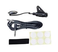 JunZheHub Micrófono Piezoeléctrico con Contacto, Diseño de Parche, 6,35, Transductor Piezoeléctrico con Cable para Violín, Guitarras Acústicas Y Arpa, Cable de 3 Metros