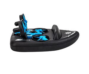 JunZheHub Mini Barco RC 3 en 1, Coche Teledirigido, Cuadricóptero con Estuche de Llave, 2 Juguetes para Niños