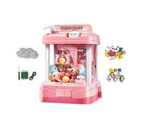 JunZheHub Mini Máquina de Electrónica, Juego de Arcade Electrónico, Juego de, Juguete de, Garra de Juguete, Juguete para Niños, Regalo, Rosado