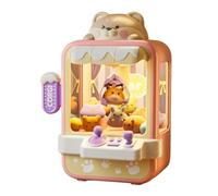 JunZheHub Mini Máquina Recreativa de, Juego de Grúa, Dispensador de Juguetes para Niños, Máquina de Cápsulas, Función de Música Automática, Regalo, Entre, Rosa