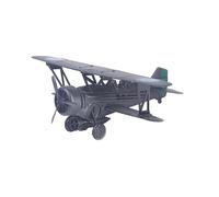 JunZheHub Modelo de Avión de III Mm10195-16 Aviación Conmemorativa Juguete Hecho a Mano Modelo de Exhibición Avión de Metal Fundido para Mesa O Escritor, Negro