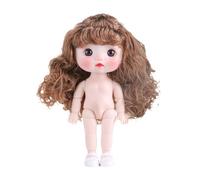 JunZheHub Muñeca BJD BJD de 8 Pulgadas Juntas Móviles Mañeras de Maquillaje Linda para Niños Regalos Estilo de Vacaciones E, Estilo a