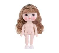 JunZheHub Muñeca BJD BJD de 8 Pulgadas Juntas Móviles Mañeras de Maquillaje Linda para Niños Regalos Estilo de Vacaciones E, Estilo E