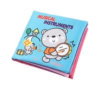 JunZheHub My Books Juguete Sensorial Libro Sonajero Interactivo para Niños Pequeños Al Aire Libre, Instrumento Musical