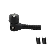 JunZheHub Palanca de Elevación para Motocicleta Barra Auxiliar Mango Ergonómico Anclaje Antideslizante Aleación de Aluminio Fácil Montaje Adecuado para Talleres, Negro
