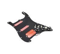JunZheHub Pastilla para Guitarras Eléctricas, Derecha, Comprador de Sonido de Guitarra, para Guitarras Eléctricas, Negro y rojo
