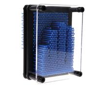 JunZheHub Pin Escultura de Punzones Juguete Clásico Molde de Mano Interactivo de Plástico Estimula La Creatividad Y CREA Formas en Relieve Adecuada para, Azul, S