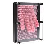 JunZheHub Pin Escultura de Punzones Juguete Clásico Molde de Mano Interactivo de Plástico Estimula La Creatividad Y CREA Formas en Relieve Adecuada para, Rosado, M