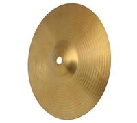 JunZheHub Platillo de Práctica Crash Cymbal, Bateristas Principiantes, Interpretación de Latón Tradicional, 14 pulgadas