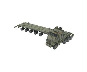 JunZheHub Remolque a Escala 1:72, Modelo de Vehículo de Transporte, Rompecabezas, Juguete Educativo, Camión, Recuerdos de Fiestas Y Colecció, Verde
