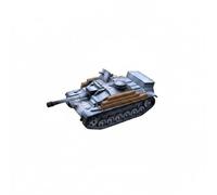 JunZheHub Réplica de Vehículo Militar Tanque Miniatura Modelo Coleccionable Escala Compacta Estilo Armado para Exhibición Adecuada para Coleccionistas Escritorio Sala de Juegos, Blanco