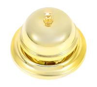 JunZheHub Servicio de Recepción Cena Campana Llamada Campana Dorada Camarero Llamada Timbre para Llamar Servicio Tienda Almacén Área de Recepción