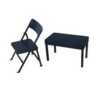 JunZheHub Silla en Miniatura para Casa de Muñecas, Modelos Decorativos en Miniatura, Accesorios, Muebles para Muñecas, Adecuados para La Decoración de Mi, Negro