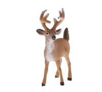 JunZheHub Simulación Animales Salvajes Modelo Figura Juguete Educativo Decoración para El Hogar, Ciervo