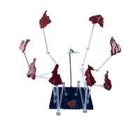 JunZheHub Soporte para Figuras de Acción con Efecto de Roca Voladora, Accesorios para Figuras, Base para Figuras de Acción de Hobby, Rojo