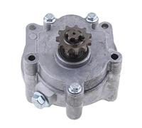 JunZheHub Tambor de Embrague, Caja de Cambios, Campana, Tambor, Piñón, Cadena de Hierro, Fácil Instalación, Adecuado para Rod II, Go Kart, Pocket, Mini Bike, Di, Plata 11t