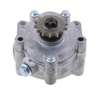 JunZheHub Tambor de Embrague, Caja de Cambios, Campana, Tambor, Piñón, Cadena de Hierro, Fácil Instalación, Adecuado para Rod II, Go Kart, Pocket, Mini Bike, Di, Plata 14t