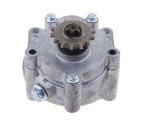 JunZheHub Tambor de Embrague, Caja de Cambios, Campana, Tambor, Piñón, Cadena de Hierro, Fácil Instalación, Adecuado para Rod II, Go Kart, Pocket, Mini Bike, Di, Plata 14t