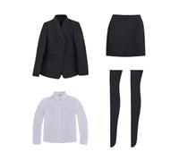 JunZheHub Traje Formal Mujer Ropa Ejecutiva de Figura Chaqueta Falda Camisa Realista Material Tela Uniforme Adecuado para Colección Decoración Oficina