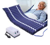 Juodkeo Colchón de Presión Alternante con Bomba, Colchón Antiescaras de Grado Médico de 22 Celdas de Aire, Funda Impermeable para Uso Hospitalario o Doméstico