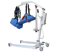 Juodkeo Elevador de transferencia de ancianos con capacidad de 330 libras con control remoto, gancho giratorio de 360°, base ajustable, para ancianos, discapacitados