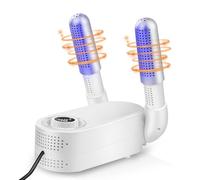 JUOIFIP Secador de Guantes de Boxeo, Secador de Zapatos, Secador de Botas con Temporizador Inteligente, Diseño Plegable y Secador de Zapatos Eléctrico de Secado Rápido, Elimina Eficazmente los Olores