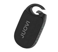 JUOVI Altavoz Bluetooth portátil, 24h de autonomía, Sonido estéreo Alto, Bluetooth 5.3, IP68 Impermeable, con mosquetón, Ideal para Playa y Exterior(Negro)