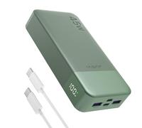 JUOVI Banco de energía portátil J2621, batería de 20000 mAh, Carga rápida de 45 W, Compatible con Switch, MacBook, Tablet, DELL, HP, portátil, Samsung, iPhone 16 15 14 13, Steam Deck y más