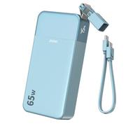 JUOVI Batería Externa Carga Rápida, 65W Power Bank 20000mAh con USB-C Cable | Cargador Portátil Carga Rapida, Batería Portátil con 2 USB-C y 2 USB-A, Powerbank para iPhone 17/16/15 Laptop MacBook y Más