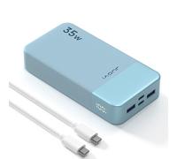 JUOVI Power Bank 20000mAh Batería Externa Carga Rapida 35W con PD3.0/QC3.0 Bateria Portátil con 2 Puertos USB C y 2 Puertos USB A Banco de Energía Compatible con iPhone16 15 14 Galaxy