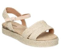 Jupifly | Sandalia con Plataforma Niña - Sandalias con Hebilla - Esparto - Plataforma Baja y Cómoda - Estilosas - Versátiles - Modelo 9027