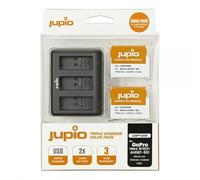 JUPIO 2 X GOPRO Hero 9/10/11 + Cargador Triple