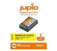 Jupio CNI0011 - Batería para cámara de Fotos Equivalente a Nikon EN-EL9 (Lithium Ion, 1100 mAh)