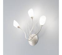 Jupiter Aplique de pared Gloriosa, crema, cristal, 3 luces