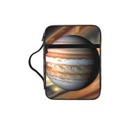 Jupiter - Bolsa de estudio bíblico con asas, organizador resistente al agua para viajes de iglesia, soporte para bolígrafos, tableta, bolsillo para diario