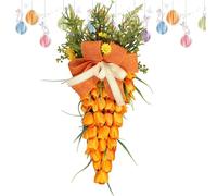 Júpiter de flores de Pascua - Swag de lágrima de flores artificiales, decoración para colgar en la corona de la ventana con resorte de 60 cm, guirnalda de Pascua para puerta delantera