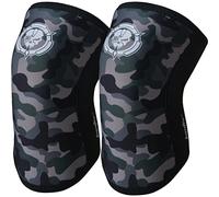 Jupiter Rodillera (1 par), rodillera comprimida de 7 mm, adecuada para sentadillas, levantamiento de pesas, levantamiento de pesas, entrenamiento cruzado masculino y femenino (L)