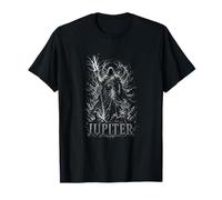 Júpiter Roman God Thunder en Storm Lightning Power Camiseta