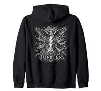 Júpiter Thunderbolt Roman Eagle Storm God Power Sudadera con Capucha