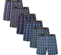 JupiterSecret Calzoncillos Boxer Hombre Algodón 100% - Pack de 6, Americanos Con Cinturón Visible, XXL