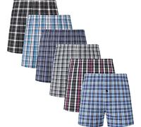 JupiterSecret Calzoncillos Hombre Bóxer Americanos de Algodón, Pack de 6 (S-6XL), 5XL