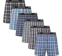 JupiterSecret Calzoncillos Hombre Boxer Calzoncillos Hombre Tejido Calzoncillos Algodon Hombre Bóxer Hombre Americanos con Cinturón Visible Boxer Hombre Pack de 6, 2XL