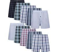 JupiterSecret Calzoncillos Hombre Boxer, Calzoncillos Hombre Tela Algodon, Paquete de 10 Unidades, Boxer Hombre Pack Americanos(S-2XL), 2XL