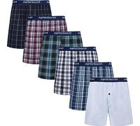 JupiterSecret Calzoncillos Hombre Boxer, Calzoncillos Hombre Tela Algodon, Paquete de 6 Unidades, Boxer Hombre Pack Americanos - Cintura expuesta, S