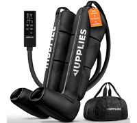 JUPPLIES Máquina Presoterapia para Casa con Botas - 6 Modos, 9 Niveles y Temporizador - Presoterapia Piernas Profesional para Drenaje Linfático, Circulación y Recuperación Muscular - con Bolsa (S)