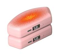 jupsjuice Calentador de manos portátil magnético dividido | Calentadores de manos electrónicos | Carga USB, pantalla digital, equipo de calefacción para caza, esquí, niños, viajes, hombres, bolsillo